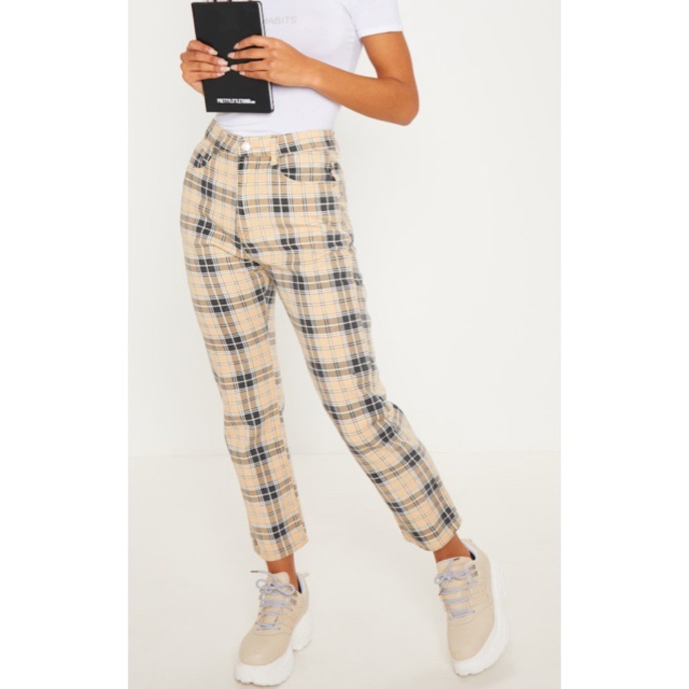 Stone Check Jeans